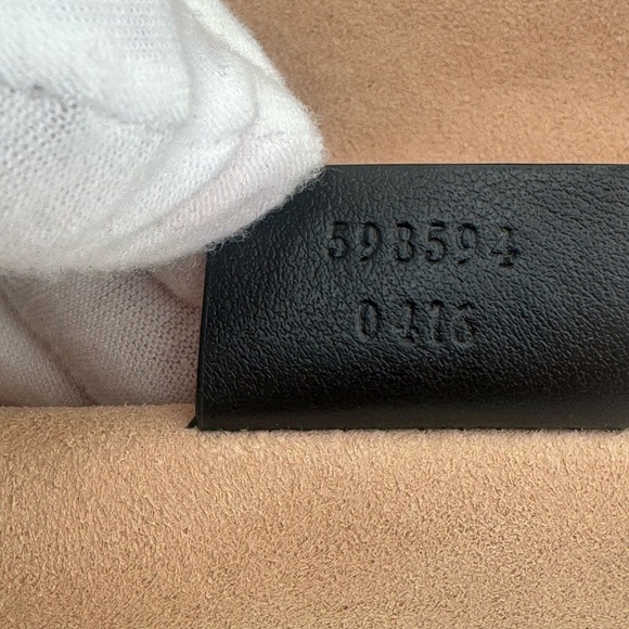 Gucci New With Box GG Marmont Black Leather Vanity Case Backpack - Picture 8 of 13